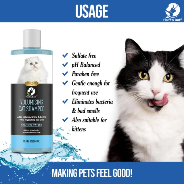 Fluff'n Buff Volumising Cat Shampoo - Image 3